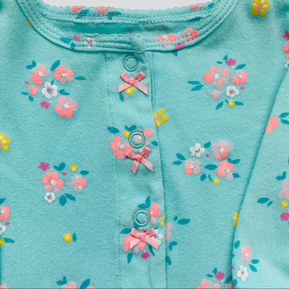 Floral Sleep & Play Sleeper with Bow Detail - Picture 4 of 4